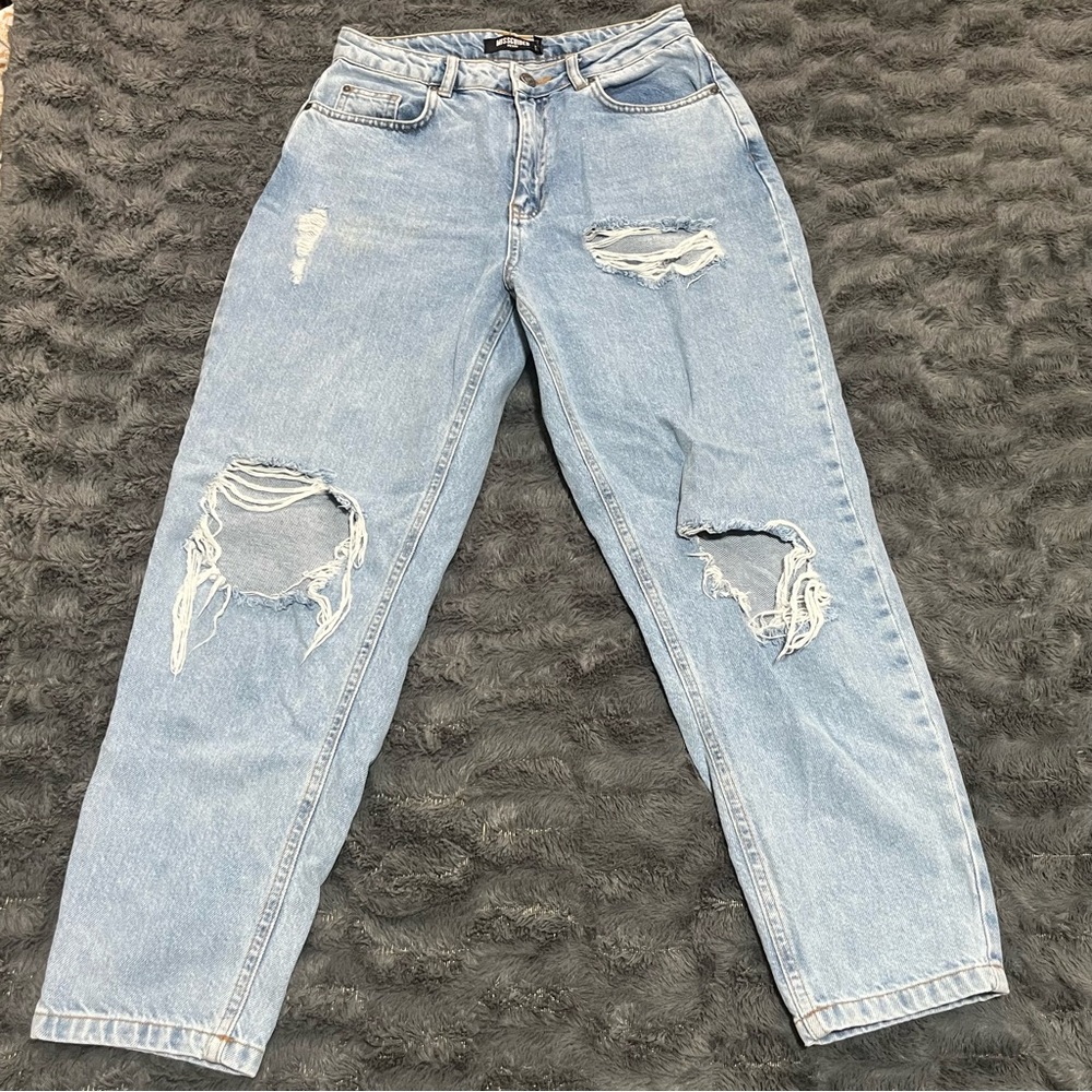 Missguided petite ripped jeans